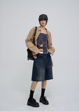 Claw cotton oversized fit checkered shirt