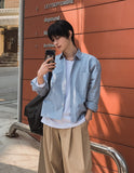 Sepia Minimal Crop Shirt
