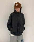 [Unisex] Tsurint Pocket String Windbreaker