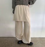 [BAONHAUS] Ricotts Banding Corduroy Skirt Pants
