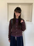 Kutanne V-neck Crop Knit Cardigan