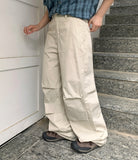 Kainen Rivet Parachute Wide Cotton Pants