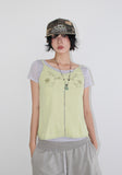 ROSE STITCH SLEEVELESS