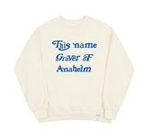 Cursive Lettering Sweatshirt