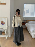 Nyuling Lace Collar Knit Cardigan