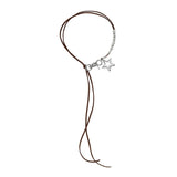 [LAN ARCHIVE] Suede Rope Star Necklace
