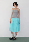 FRILL BUTTON SLEEVELESS