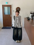 Chohind ribbon bokashi knit vest