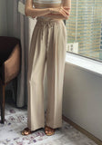 Lenion Linen Wide Banding Pants