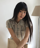 Kanen Check Pocket Short Sleeve Shirt