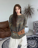 Veil Ethnic Knit Sweater