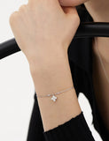 Essence Silver (W) Moissanite Flower Bracelet