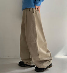 BAON (バオン) - [男女兼用]ジンソプコットンピンタック