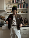 Letra Patch Blouson