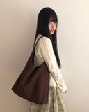 Leanne Suede Shoulder Bag