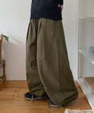 Namatsu Brushed Banding String Balloon Wide Pants