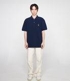 Bear Embroidery Pique Short Sleeve Tee