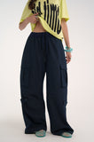 two way Elastic-waist pants
