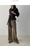 Dia Frill Wrap Blouse