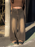 [A/M] Sant Washing Wide Denim Pants