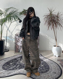 Feren Camo Curved Pants