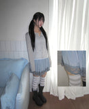 Putine Lace Satin Mini Skirt