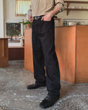 KEF Semi-Wide Black Jeans
