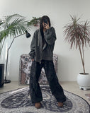 Kane Camo Curved Sweatpants