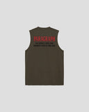 No.078 DISTORTED ARCH LOGO SLEEVELESS