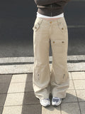 Dudu Cut Pocket Cotton Bootcut Pants
