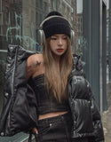 Radi Angora Ribbed Beanie
