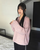 Onne Alpaca Wool Bocashi V-neck Knit