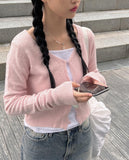Atu Pastel Button Knit Cardigan