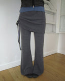 Laden Shirring Bootcut Skirt Pants