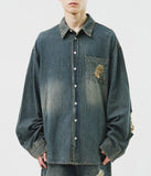 Smoke Siwa Denim Shirt