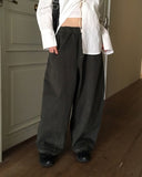 Cousin Deep Pocket Balloon Fit Stitch Cotton Banding Long Pants