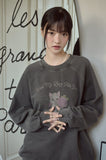 Tabby Love Raglan Pigment Sweatshirt