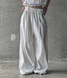 Mer Belt Wide Sweatpants
