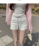 Detachable Pelvic Pad All Banding Cotton Shorts