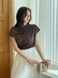 Dayzel Half Drape Cool Span T-Blouse