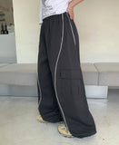 [unisex] Keito piping banding string cargo pants