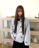 Ringsa double button collar wool short coat