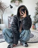 Kens zipper cargo denim pants