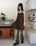 Koachi vintage lace slit layered mini one piece