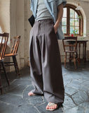 Novil Deep Pintuck Slacks