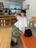 Masyuro Frill Loose Short Sleeve Tee