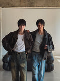 Kanto Double Rider Leather Jacket