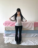 Lanon High-Waisted Bootcut Pants