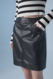 Fox leather round skirt