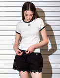 AubeA Lace Point Shorts